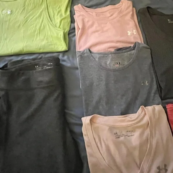 Under Armour Activewear Mix - Multi Color Tops & Bottoms 11 Piece Bundle - Picture 2 of 4